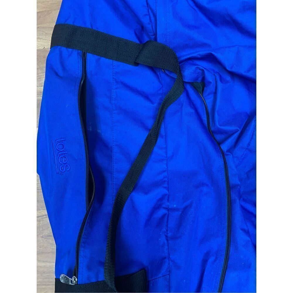 Totes Unisex Nylon Travel Gym Duffle Bag Blue One Size - Picture 3 of 6